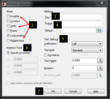 how to use attributes in autocad